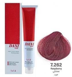 رنگ مو بدون آمونیاک تمشکی 7/262دنی وان 100 میل